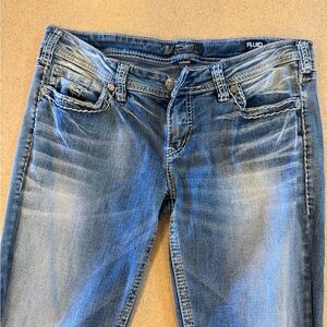 Silver Jeans Blue Straight Leg Denim